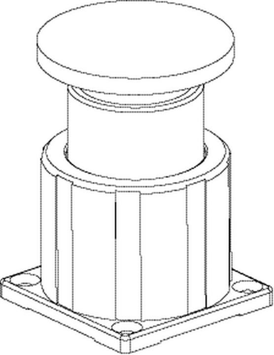 Actual product image Geze Mag Plate Type D Damping 115955Spring 115955 (Indoor)