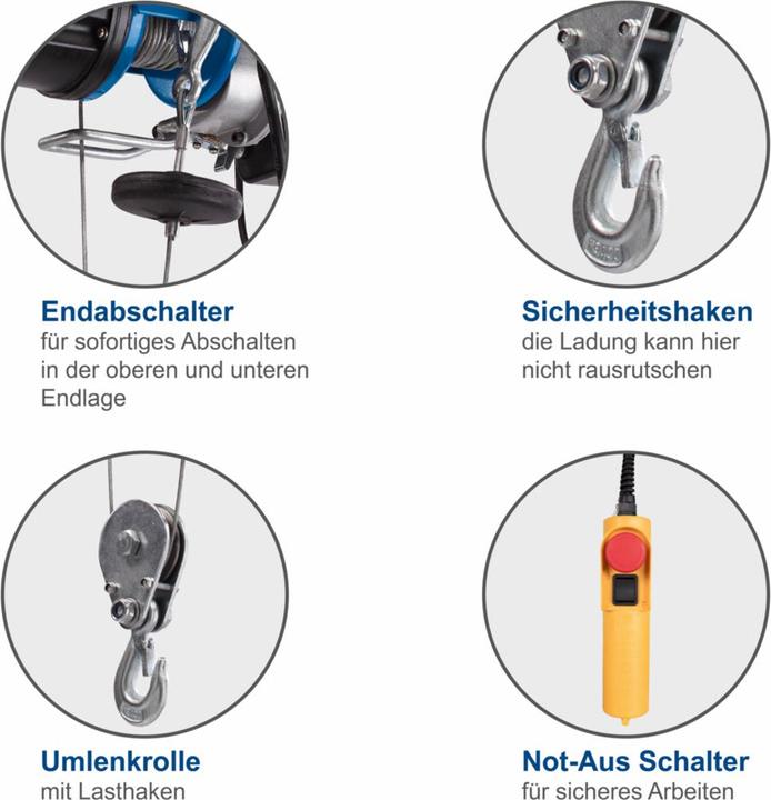 Produktbild Scheppach Seilzug