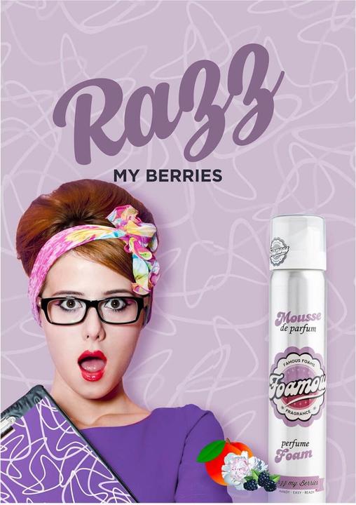 Actual product image Foamous - Razz my Berries Mousse de Parfum (Eau de parfum, 100 ml)