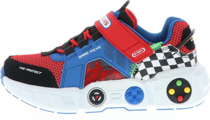 Immagine prodotto Skechers 402260L/BLMT Gametronix Bambini Scarpe da Ginnastica Basse Blu/Rosso/Multicolore (32)