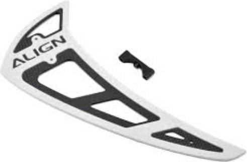 Actual product image Align 800E PRO Vertical tail Carbo