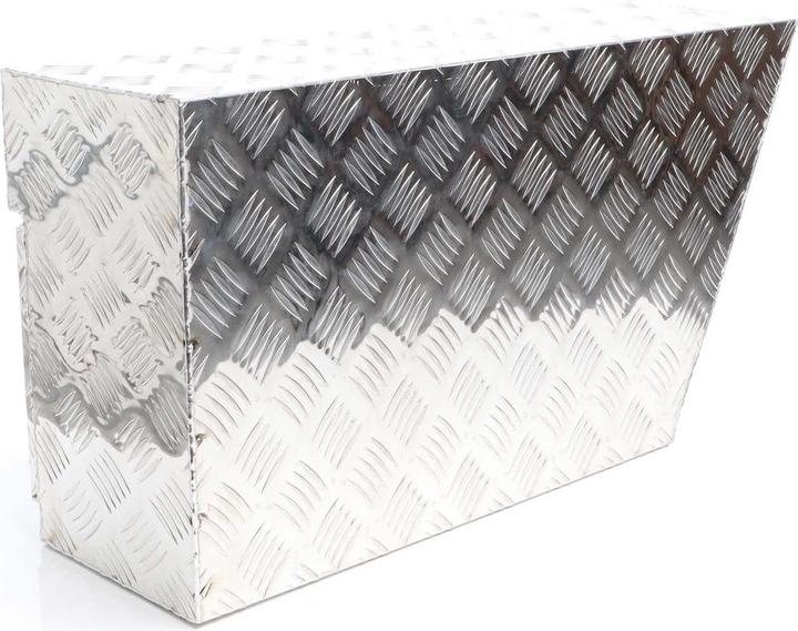 Produktbild XPOtool Aluminium Unterflurbox Links 75x25x40cm Deichselbox Staubox Staukasten