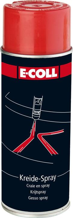 Produktbild E-coll Kreidespray 400ml rot (Rot, 0.40 l)
