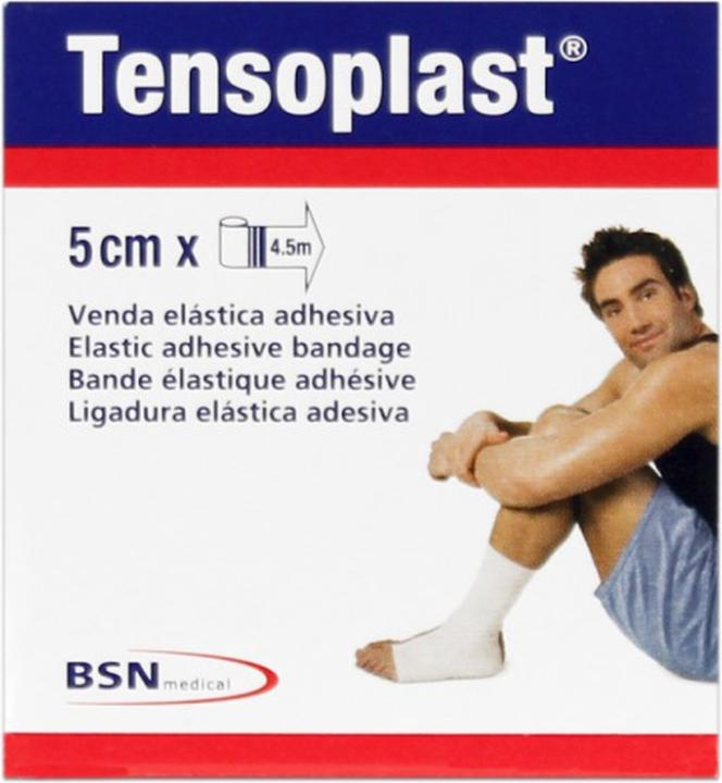 Produktbild BSN Tensoplast elastische Pflasterbinde 5 cm x 4.5 m 1 Stück