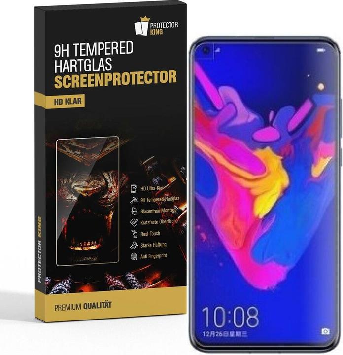 Produktbild Protectorking 3x echtes Tempered 9H Panzerhartglas 3D KLAR (3 Stück, Huawei Nova 4)
