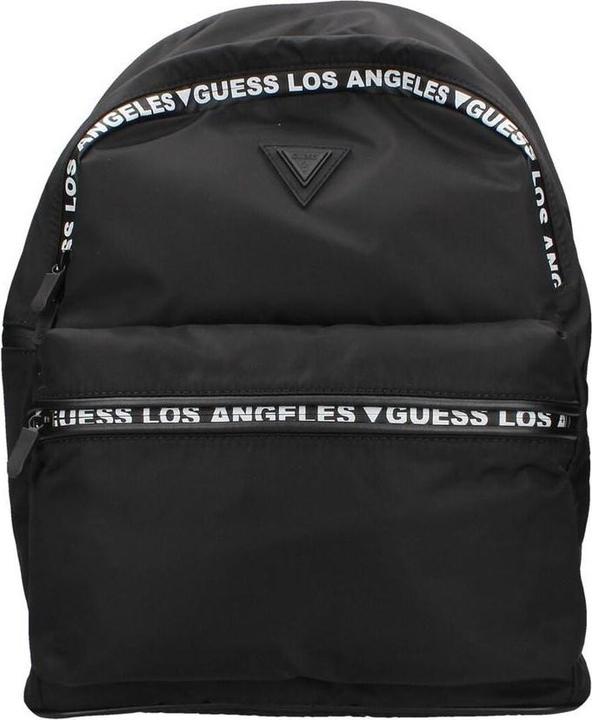 Actual product image Guess Quatro, Material, Textile Backpack, Black, For Men, 17/30.5 x 40 x 1