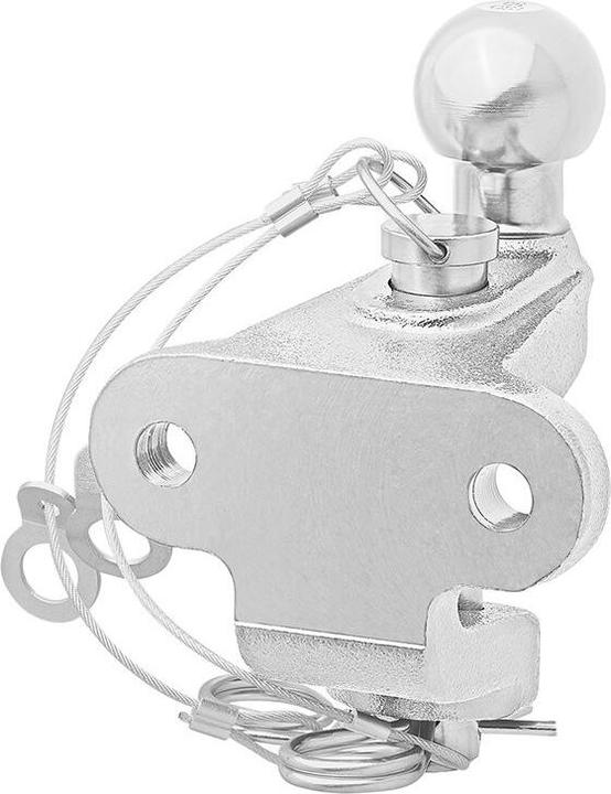 Produktbild ProPlus Anhängerkupplung zweifach Ø50mm 3.500kg Kugelkopf PKW Wohnmobil Pickup silber