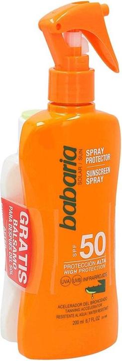Actual product image Babaria Solar set, 1 pack(1 x 300 milliliters) (Suntan cream, SPF 50+, 300 ml)