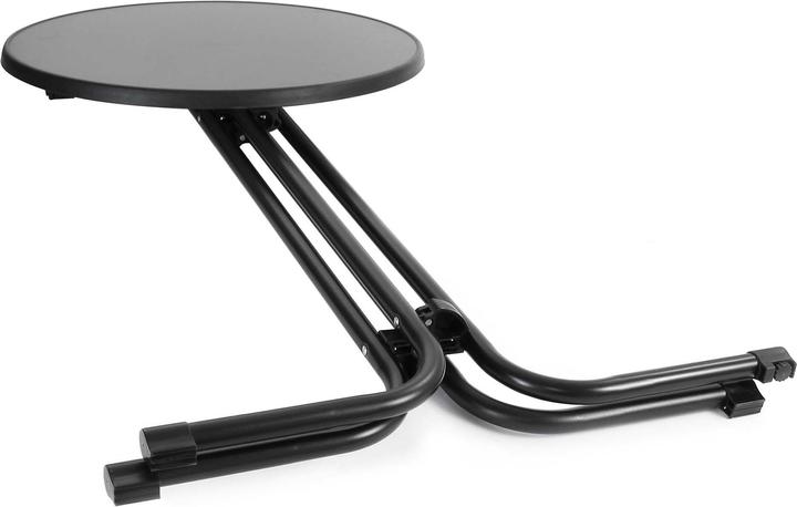 Produktbild Wiltec Toboli klappbarer Bistrotisch Schwarz Ø 70 cm Stehtisch Bartisch Partytisch rund