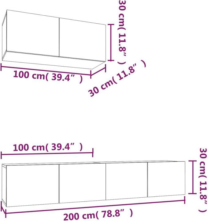 Image du produit VidaXL Hadley (100 x 30 x 30 cm)