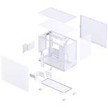 Image du produit Jonsbo D32 PRO Mesh PC-Gehäuse, Mini-Gehäuse, mATX - weiss (ATX)