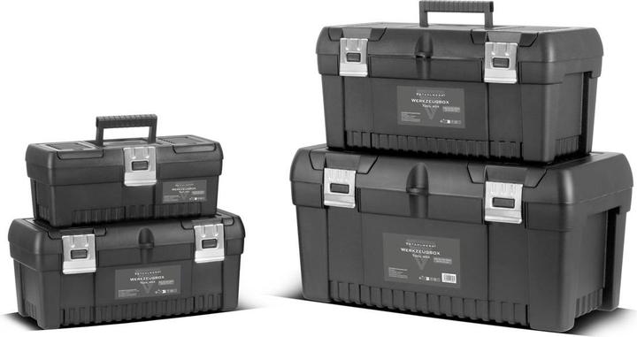 Produktbild Stahlwerk Toolbox Set mit 4 leeren Werkzeugkisten Modul-System Sortimentsboxen