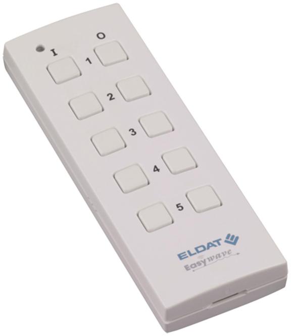 Image du produit Eldat Télécommande RT34-5005-01-02K 5 canaux, blanc de sécurité RAL9003