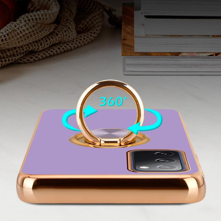 Produktbild Cadorabo Hülle für Samsung Galaxy S20 FE im TPU mit Kameraschutz und Ring LM089 Style (Samsung Galaxy S20 FE)
