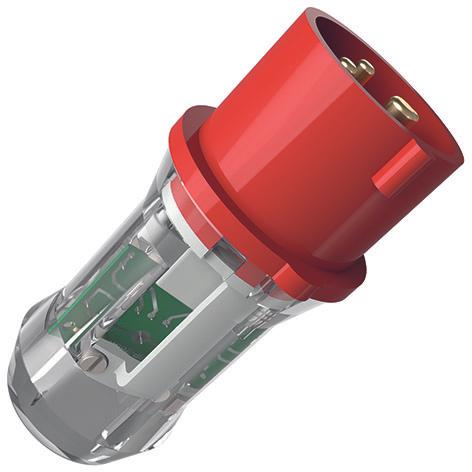 Actual product image Mennekes MEN 3718 Test plug 32A 4p 400-440V rotating field control