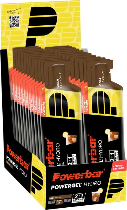 Produktbild Powerbar PowerGel Hydro (Koffein, Cola, 24 Stk., 1850 g)