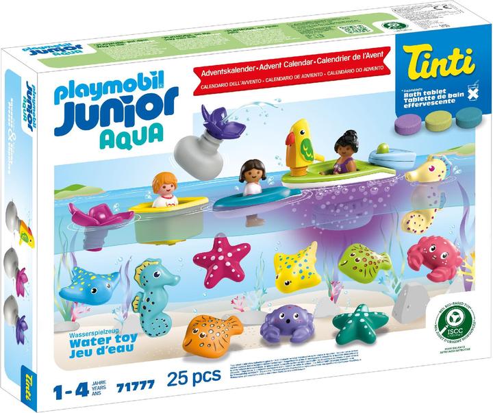 Playmobil 71777 JUNIOR & Tinti: Bunter Badespass Adventskalender