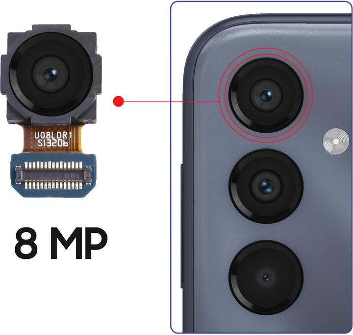 Immagine prodotto Clappio Fotocamera posteriore da 8MP con sensore ultra grandangolare per Samsung Galaxy M34