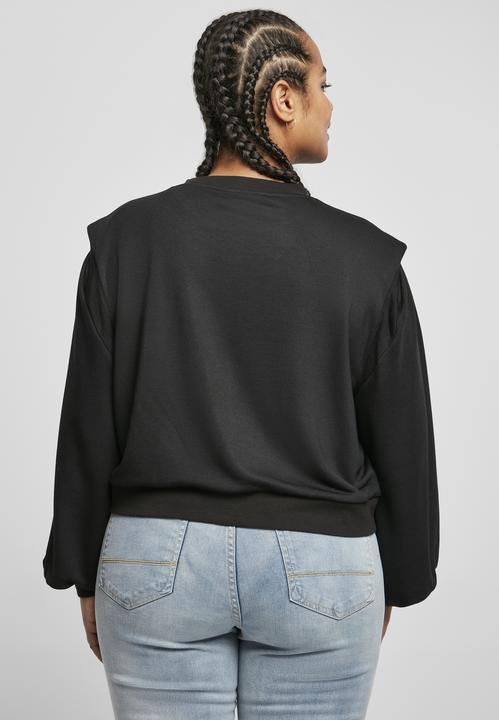 Image du produit Urban Classics Ladies Padded Shoulder Modal Terry Crewneck (4XL)