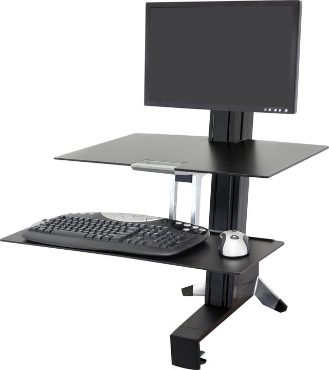 Actual product image Ergotron desk stand, WORKFIT-S, Single LD, adjustable, 24 inch VESA + (24")