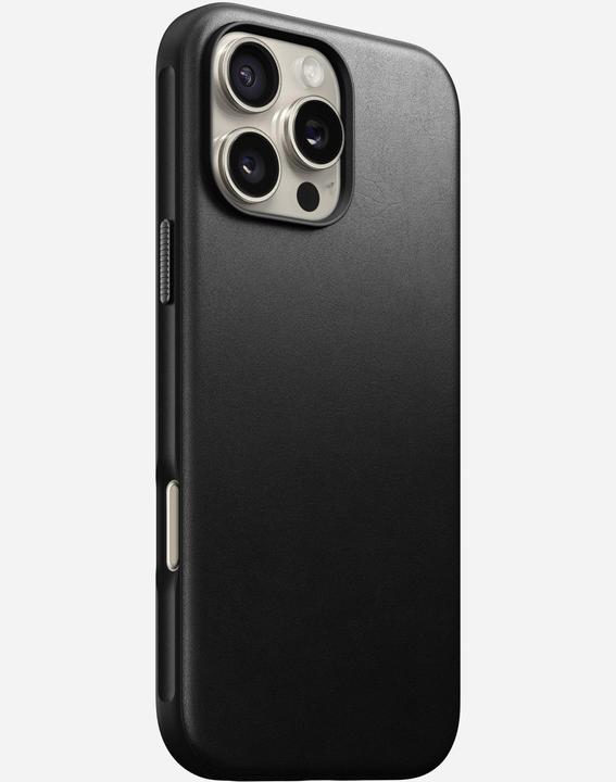 Immagine prodotto Nomad Custodia moderna in pelle per iPhone 16 Pro Max nero (Apple iPhone 16 Pro Max)