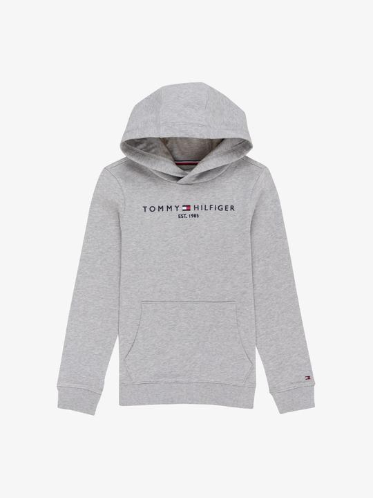 Immagine prodotto Tommy Hilfiger Felpa con cappuccio grigio melange (122)