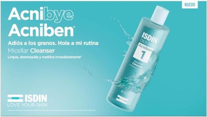 Image du produit Isdin Acniben Eau Micellaire (Eau micellaire, 400 ml)