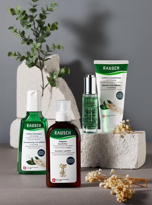 Actual product image Rausch Duo caffeine shampoo with ginseng (200 ml, Liquid shampoo)
