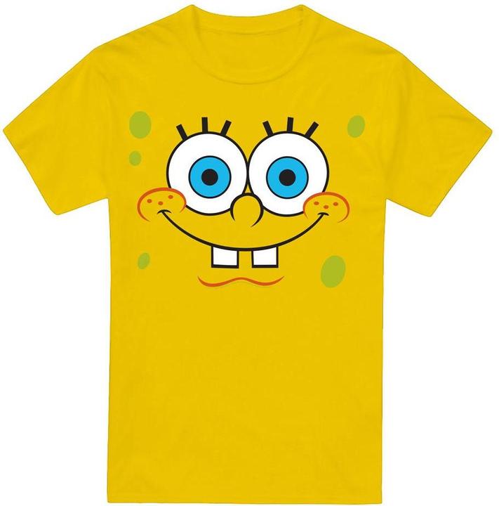 Immagine prodotto Spongebob Squarepants Smiling Maglietta Viso Uomo (XXL)