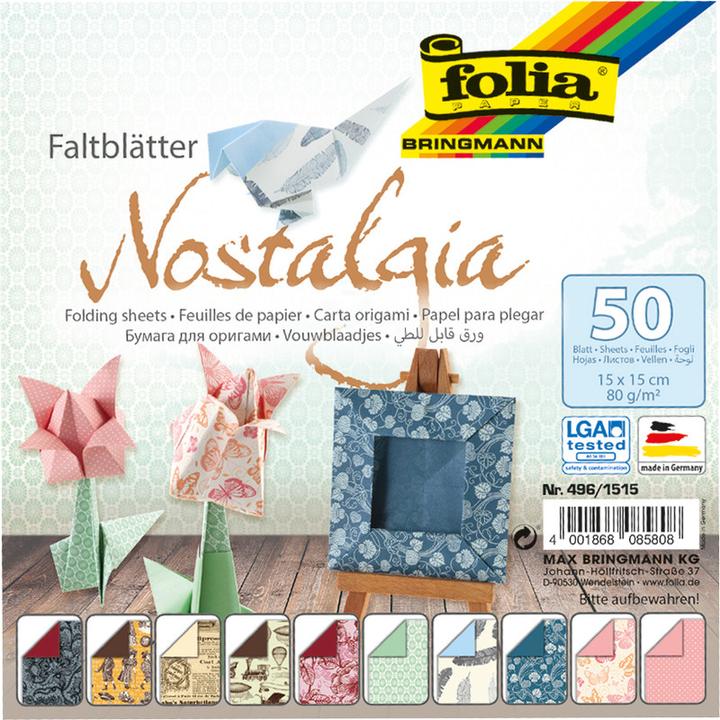 Folia Leaflets Nostalgia (80 g/m², 50 x)