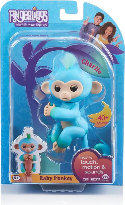Actual product image WowWee Fingerlings monkey 2 Charlie ün