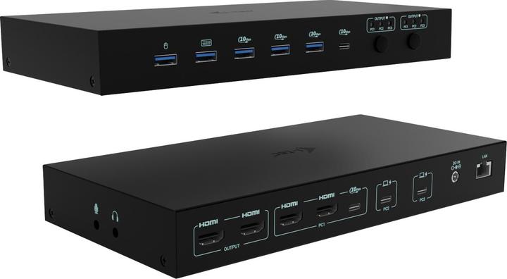i-tec USB-C KVM DS for 3 Hosts, USB-C (USB-C)