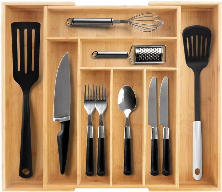 Actual product image Ruhhy Bamboo Kitchen Organizer