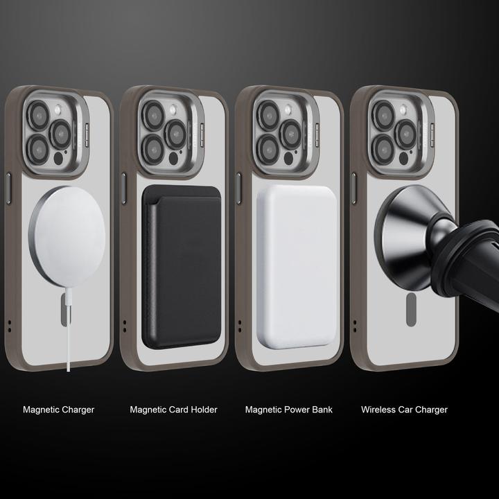 Image du produit Cadorabo Étui pour iPhone 13 PRO MAX compatible avec Magsafe avec protection de l'objectif de l'appareil (Apple iPhone 13 Pro Max)