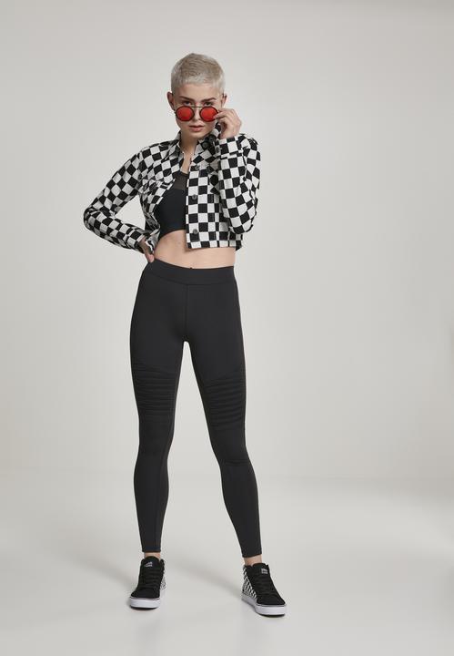 Actual product image Urban Classics Ladies Short Check Twill Jacket (M)