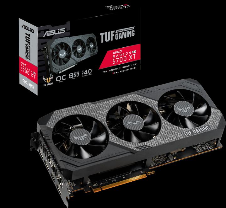 Produktbild ASUS Radeon TUF RX 5700 XT O8G GAMING (8 GB)