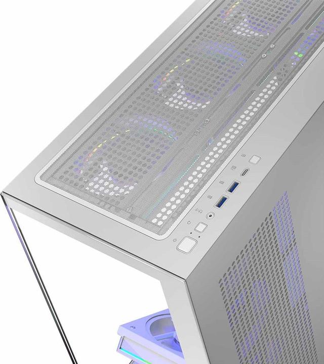 Actual product image Modecom Computergehäuse VOLCANO STELLAR ARGB MIDI 8F (ATX, mATX, Mini-ITX)