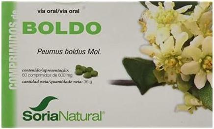 Image du produit Soria Natural Boldo 60 comprimés