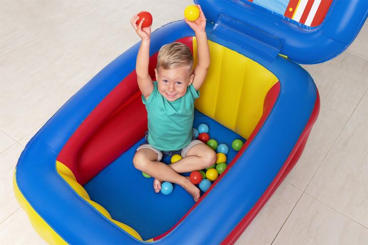 Actual product image Bolz Flip 'n Toss Multi-Use Ball Pit with 25 Play Balls