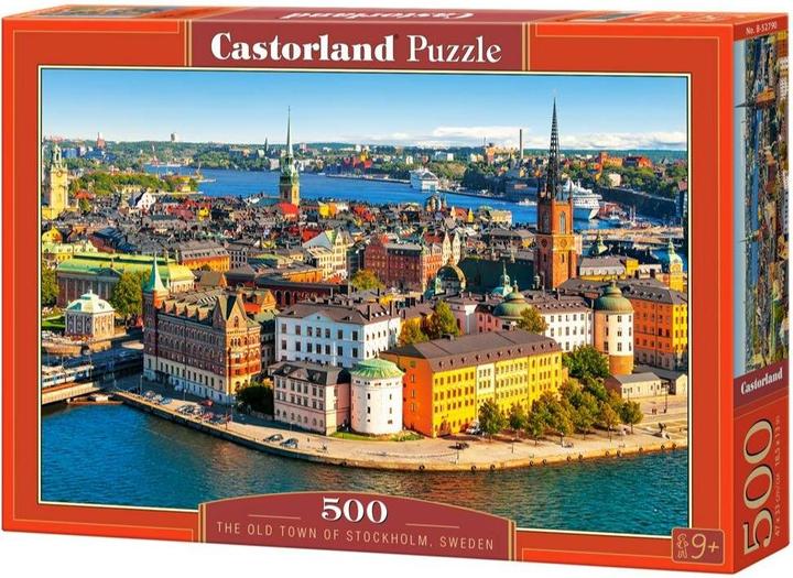 Castorland B-52790 Il centro storico di Stoccolma, Svezia, puzzle da 500 pezzi, colorato (500 pezzi)