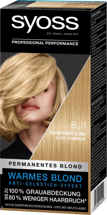 Produktbild Syoss Permanente Coloration 8 11 Champagner Blond (Champagne Blond)