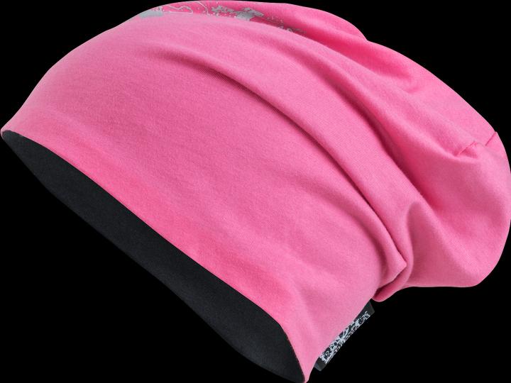Actual product image SafetyMaker Reversible beanie reflective pink/silver