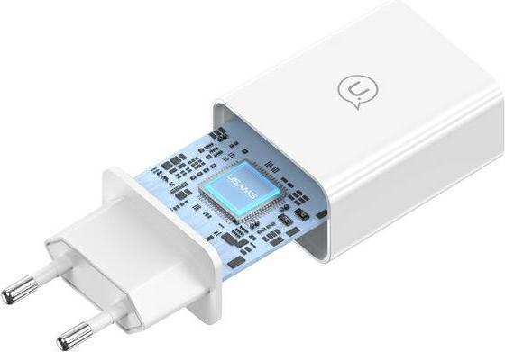 Actual product image Usams Zestaw szybkiego ład. Micro 2a 1m Fast Charging biały/white SC series(CC083) (18 W)