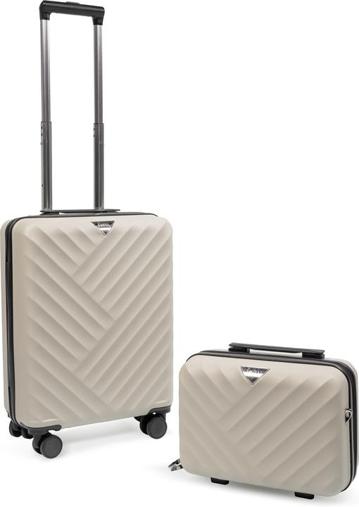 Feru Malibu 55 cm suitcase and small bag, khaki