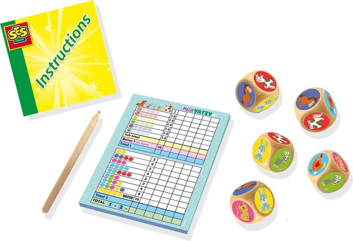 Produktbild Ses Mega Yatzy Junior (Deutsch, Französisch, Niederländisch, Englisch)