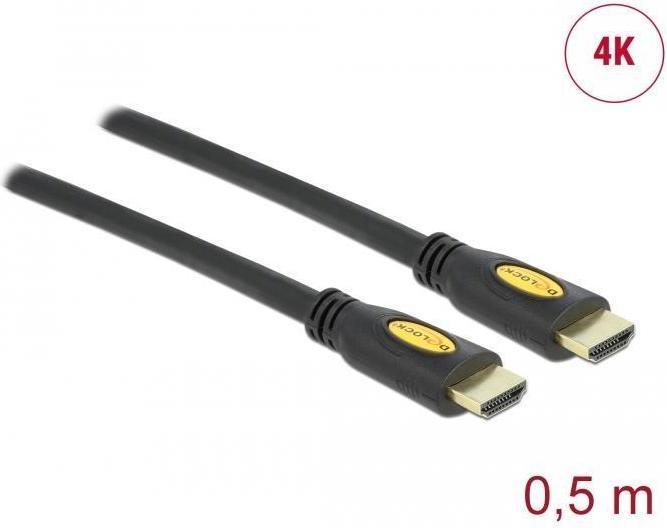 Actual product image Delock High Speed HDMI with Ethernet Cable (0.50 m, HDMI)