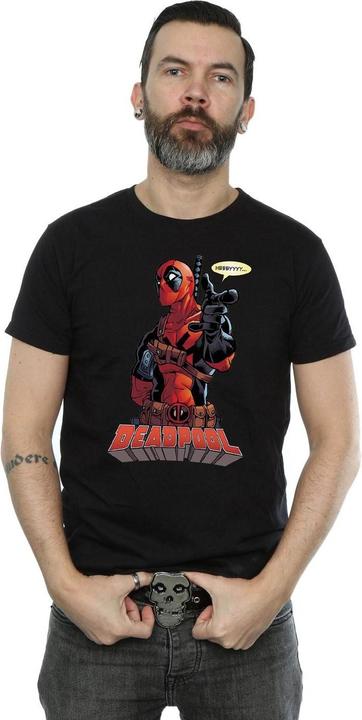 Produktbild Deadpool Mens Hey You Cotton T-Shirt (XL)