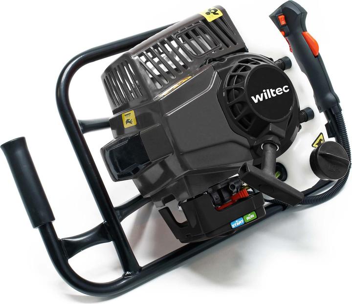 Produktbild Wiltec Wilitec Erdlochbohrer 2,2kW 3PS 63ccm Benzin Erdbohrer Pfahlbohrer Brunnenbohrer