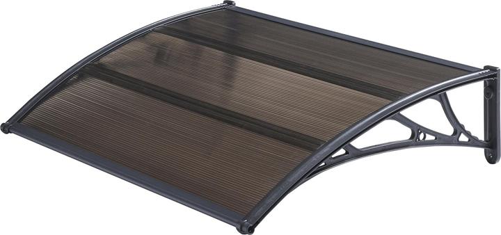 Actual product image En.Casa Canopy Mellerud 120x100 cm black/brown