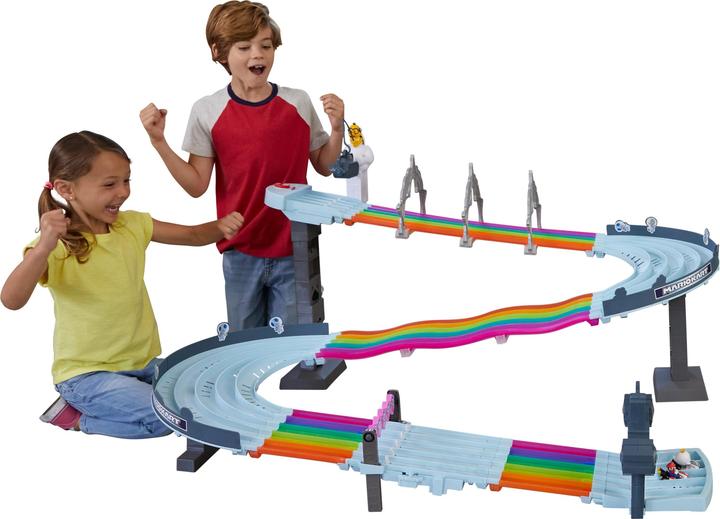 Image du produit Hot Wheels Mario Kart Rainbow Race Set Set de jeu